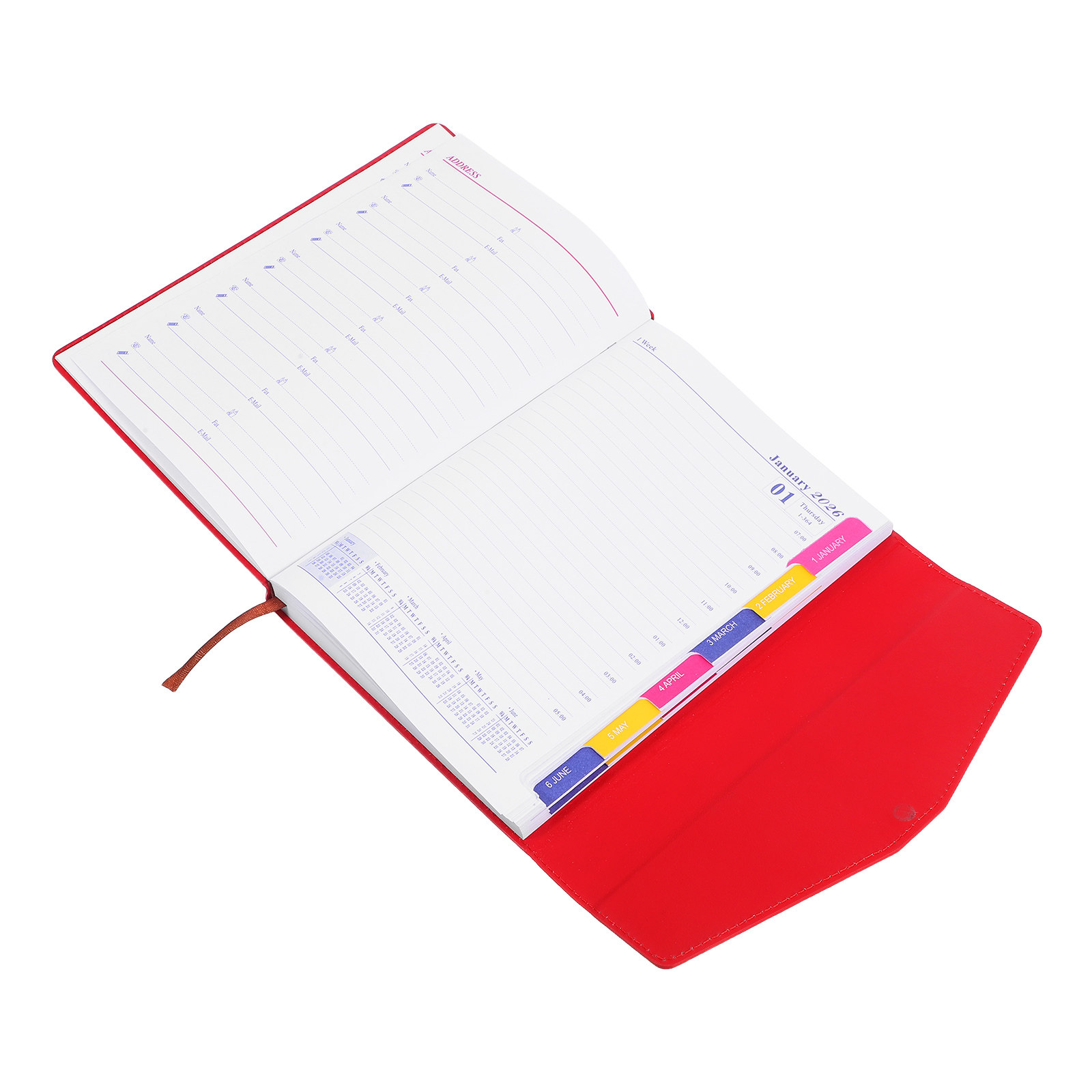 Home Office 365 - 365-Day Daily Planner Notebook Thick Paper