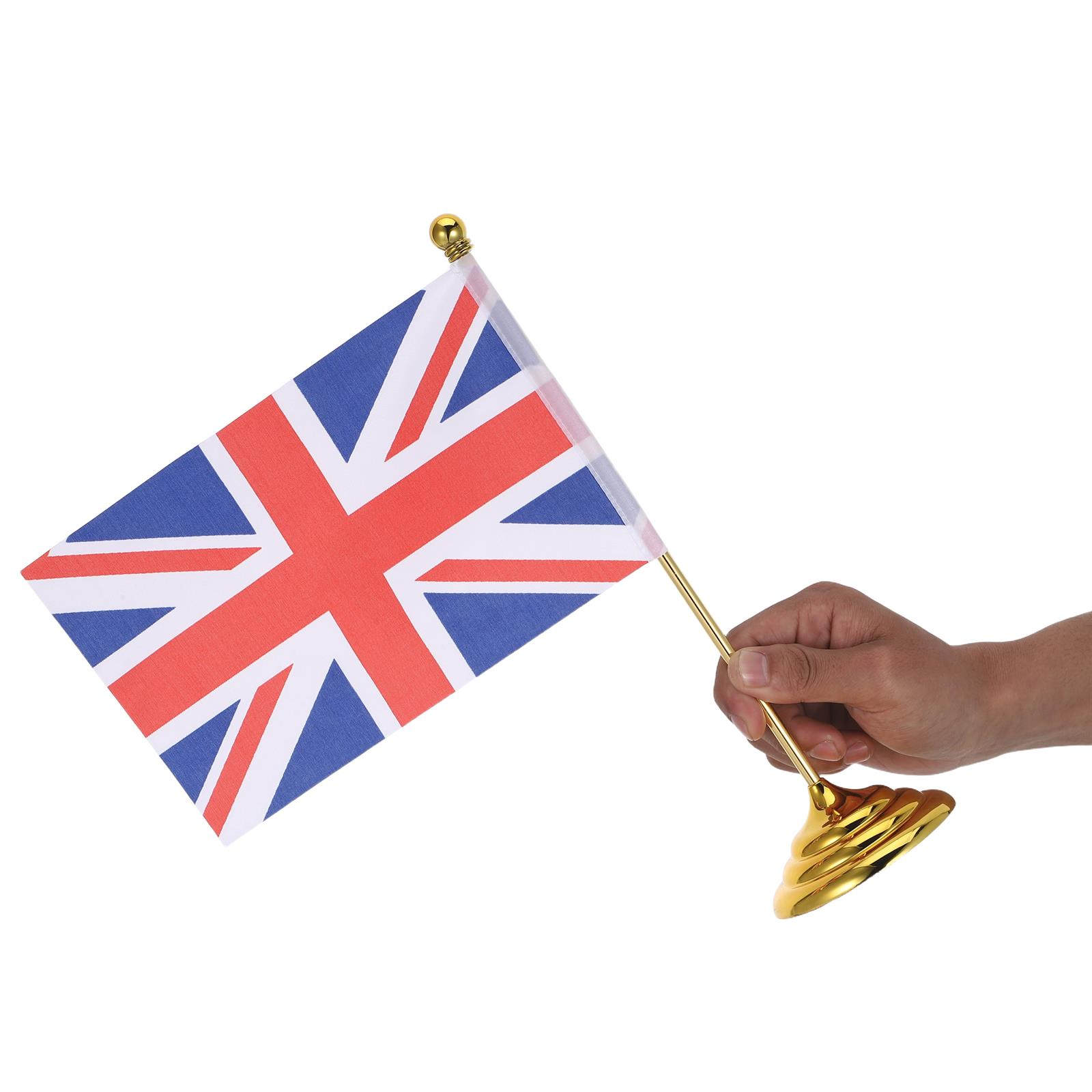 Home Office United Kingdom - Mini Uk Desk Flag Set United