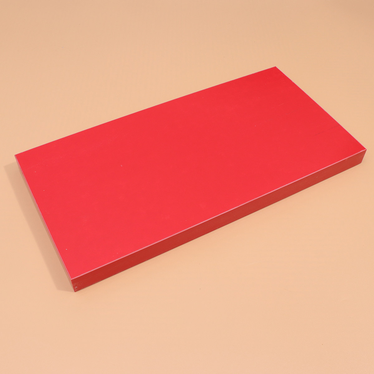 Home Office With Library - Single-Layer Wall Mounted Bookshelf Red Solid