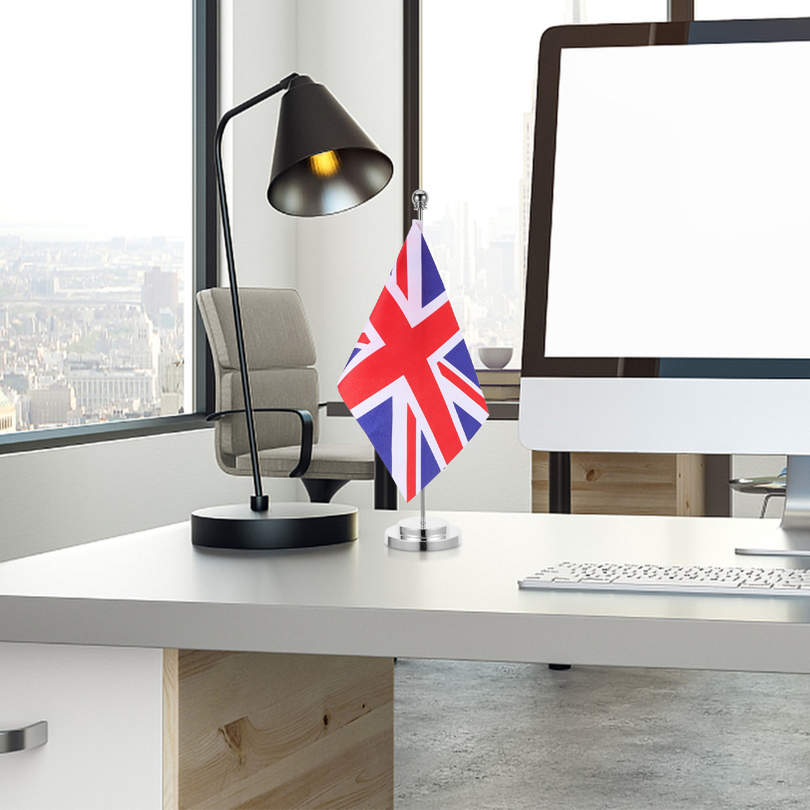 Home Office United Kingdom - Miniature Uk Desk Flag British Table