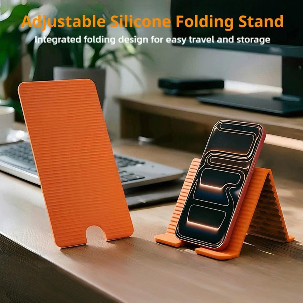 Home Office Call Center - Flexible Foldable Silicone Phone Holder For