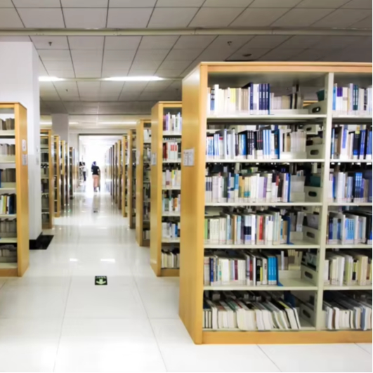 Home Office With Library - Factory Direct Double-Sided Book Shelves Metal