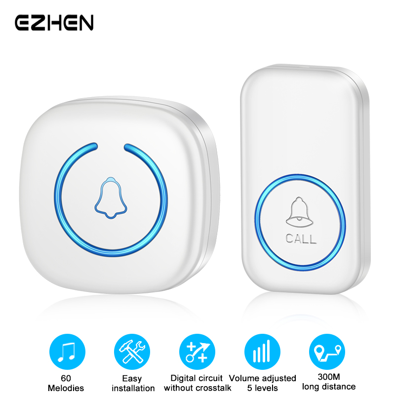 Home Office Call Center - EZHEN Smart Wireless Doorbell Welcome Door