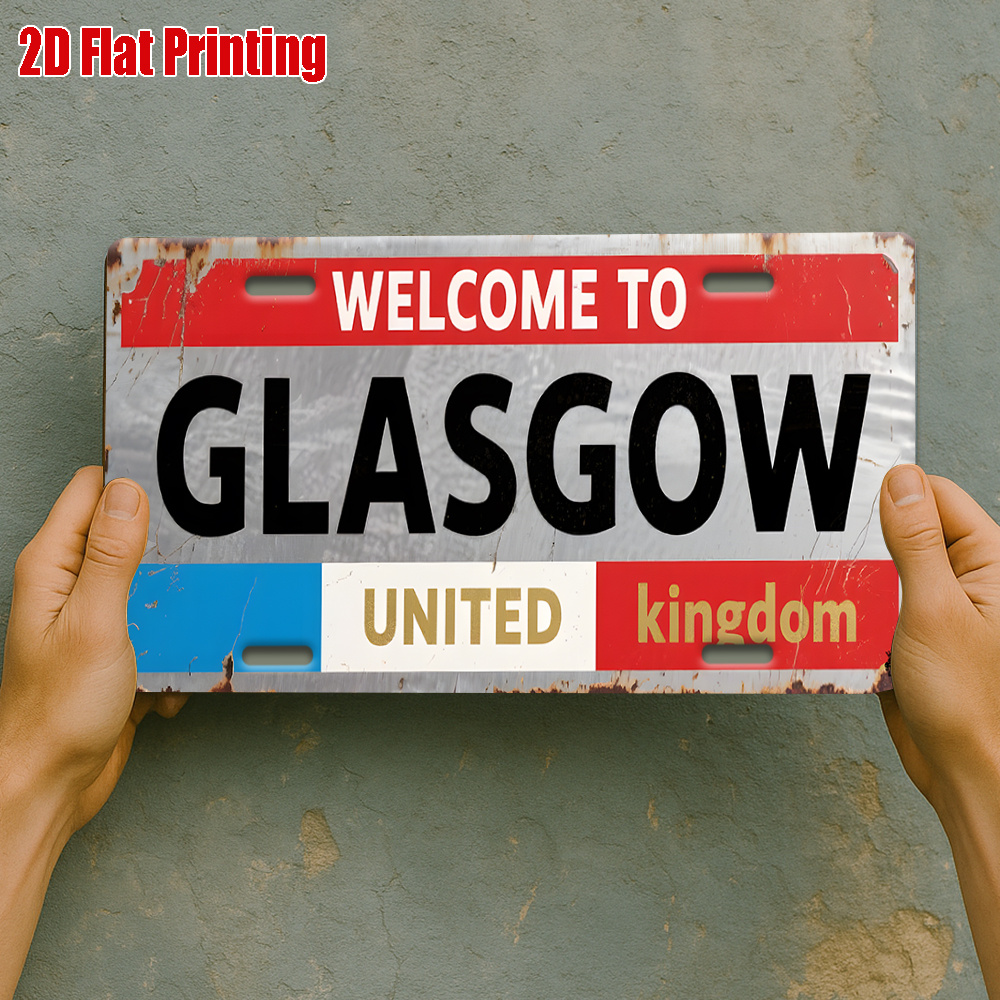 Home Office United Kingdom - Tin Sign - Vintage Durable Metal