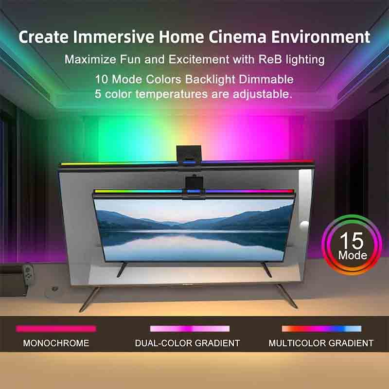 60/80cm RGB Light LED Monitor  - Home Office Work recension och pris