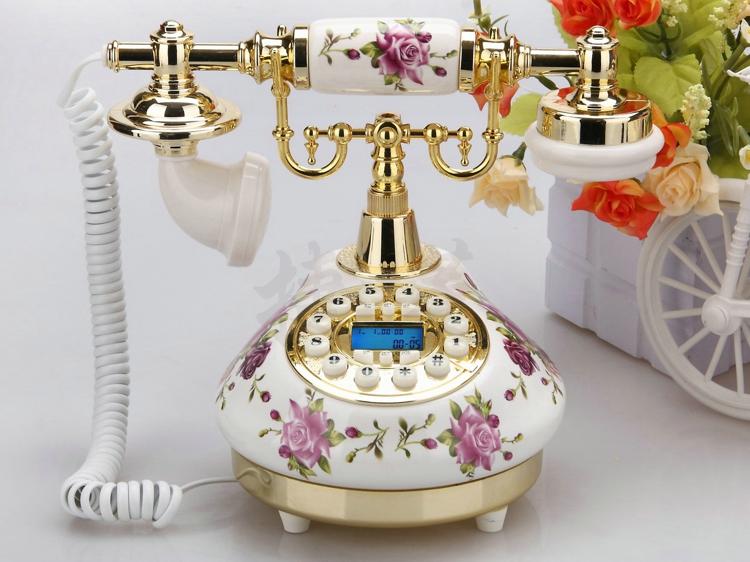 Corded Telephone Retro Landlin - Home Office Call Center recension och pris