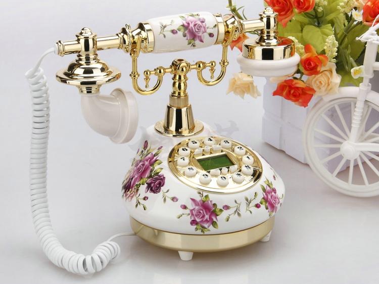 Corded Telephone Retro Landlin - Home Office Call Center recension och pris