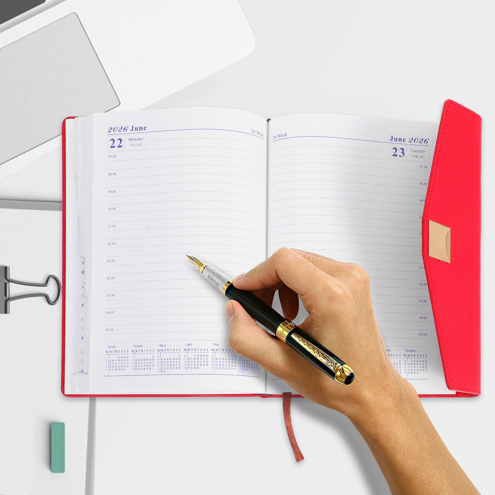 365-Day Daily Planner Notebook - Home Office 365 recension och pris