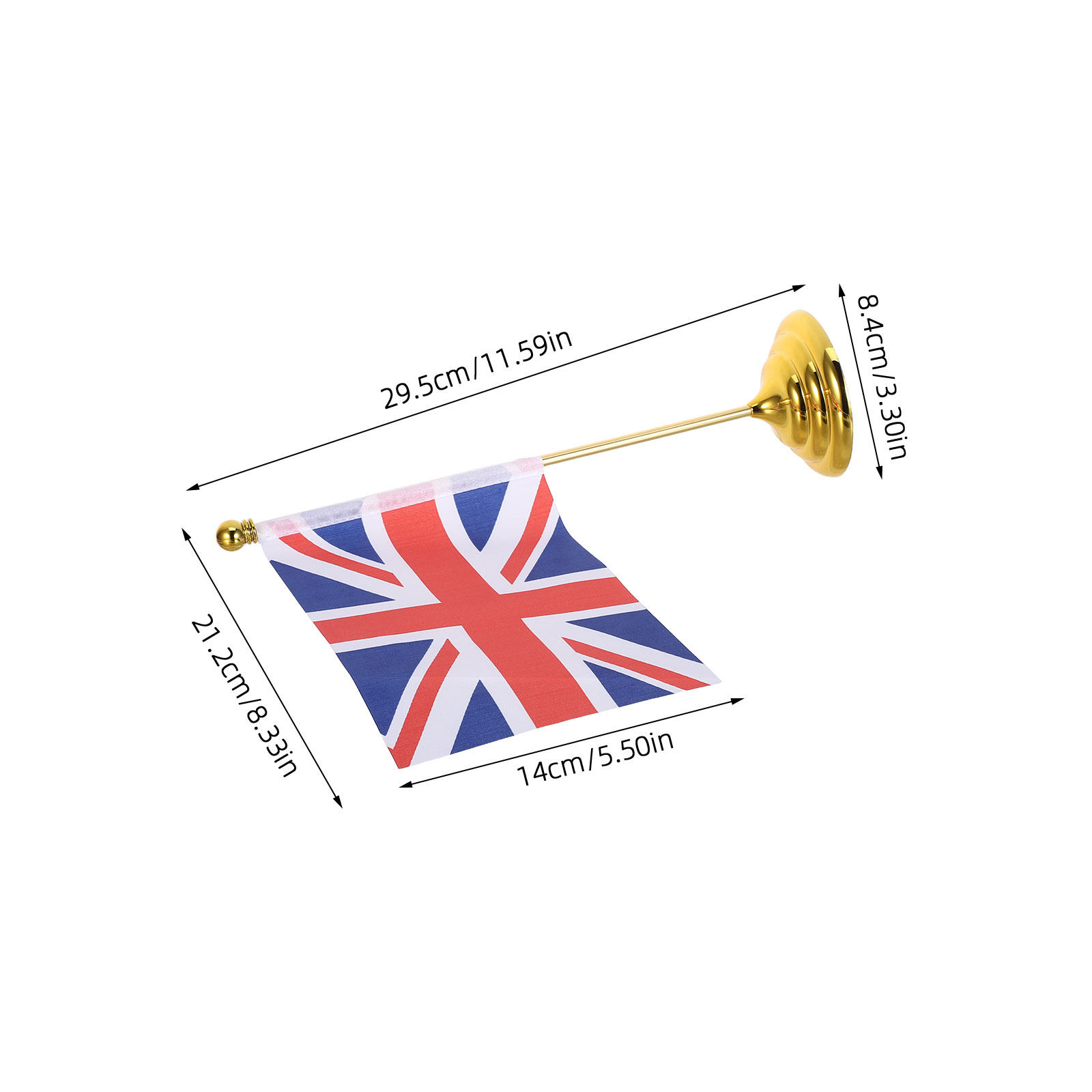 Mini Uk Desk Flag Set United K - Home Office United Kingdom recension och pris