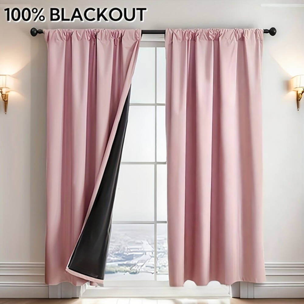 1pc 100% Blackout Curtain with - Home Office Gadgets recension och pris