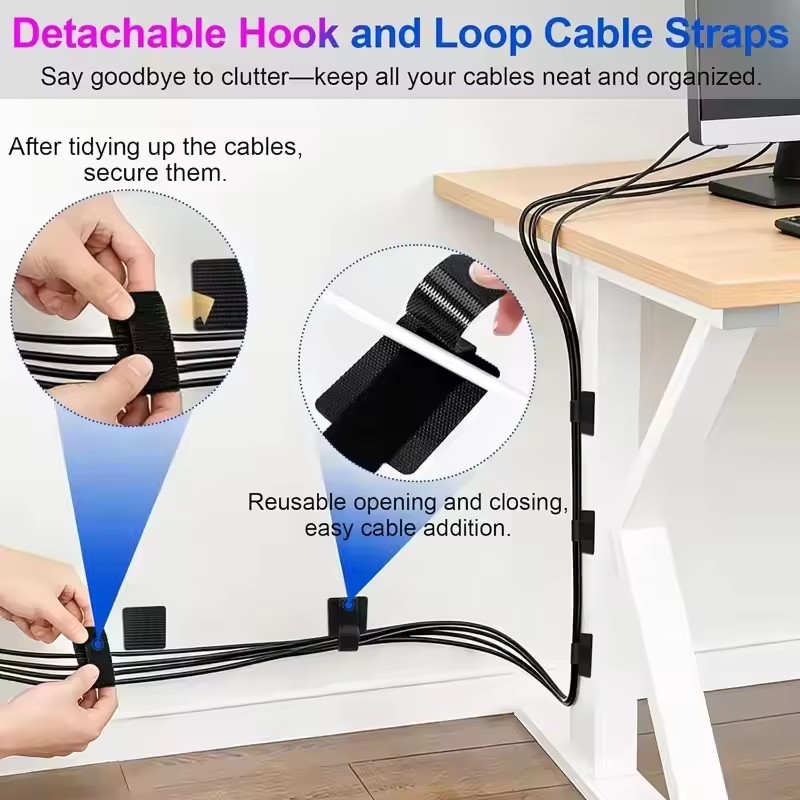 4/20Pcs Reusable Self-Adhesive - Home Office Desk recension och pris