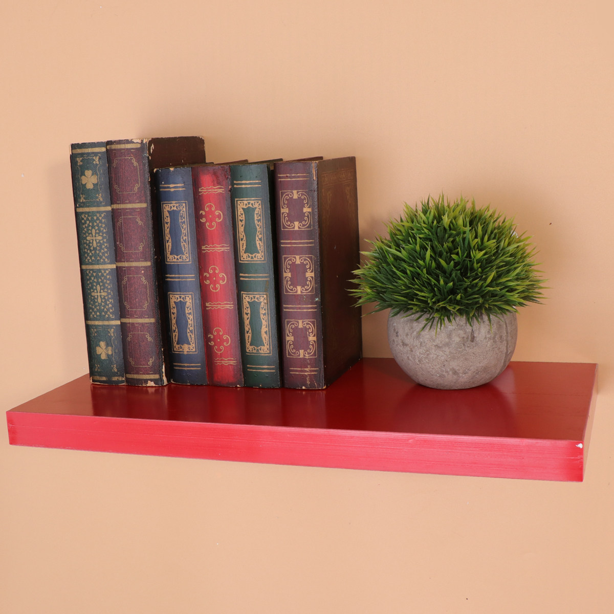 Single-Layer Wall Mounted Book - Home Office With Library recension och pris
