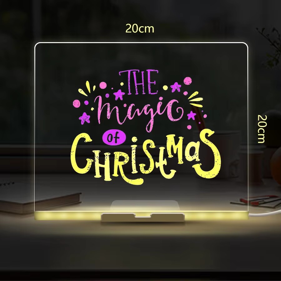 DIY Acrylic LED Light Board Er - Home Office Gadgets recension och pris