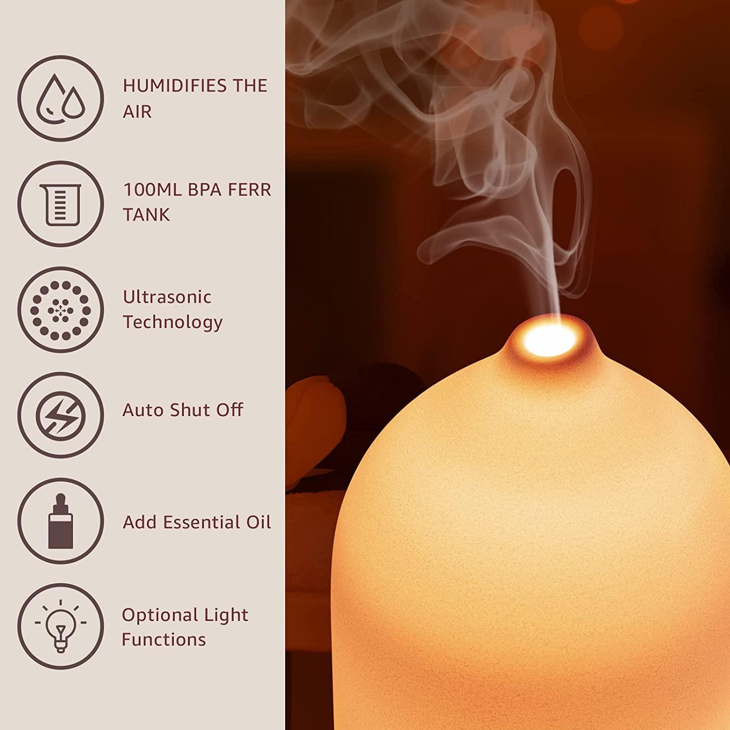 100ml Ceramic Essential Oil Di - Home Office Gadgets recension och pris
