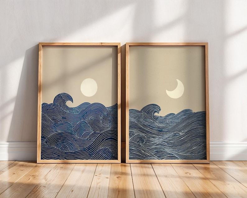 2pcs Japandi Minimalist Moon C - Home Office For Two recension och pris