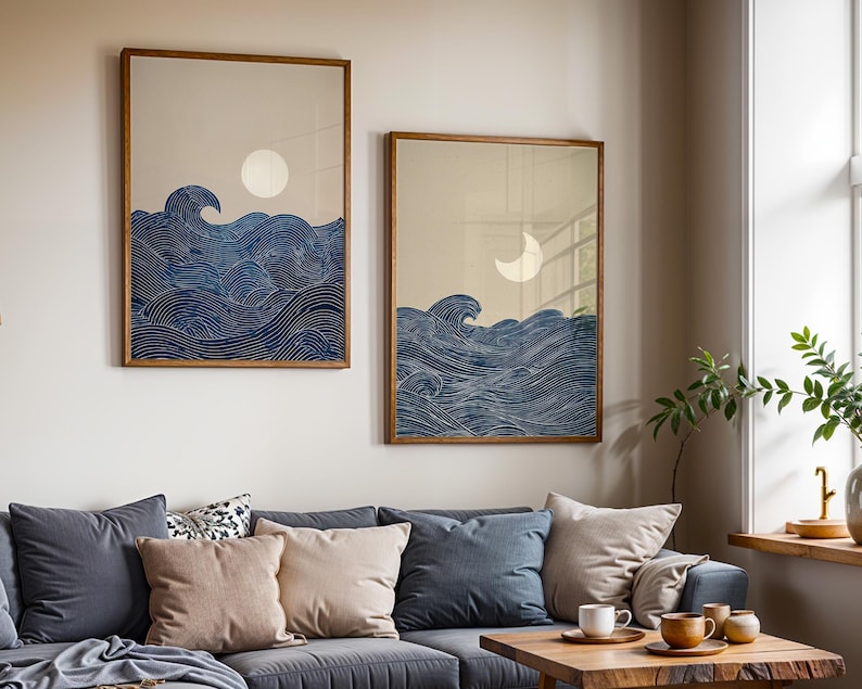 2pcs Japandi Minimalist Moon C - Home Office For Two recension och pris