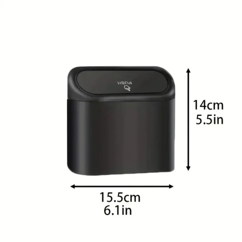 New Car Trash Can (with Lid) 3 - Home Office Call Center recension och pris