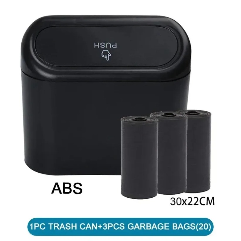 New Car Trash Can (with Lid) 3 - Home Office Call Center recension och pris