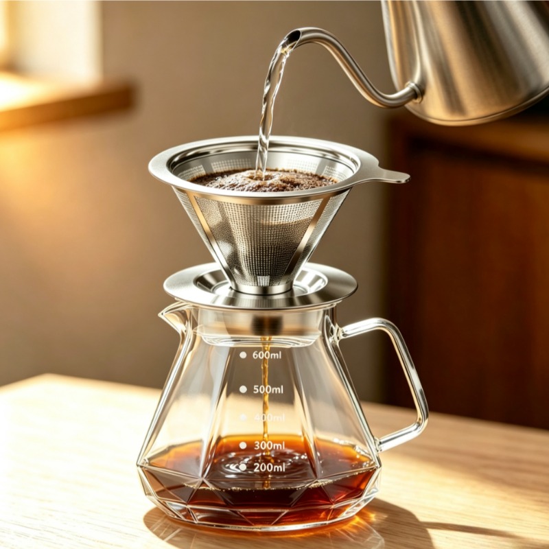 Pour Over Coffee Maker with Pe - Home Office For Two recension och pris
