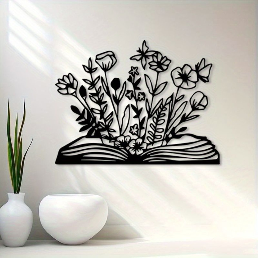HL Metal Wall Art Reading Them - Home Office With Library recension och pris