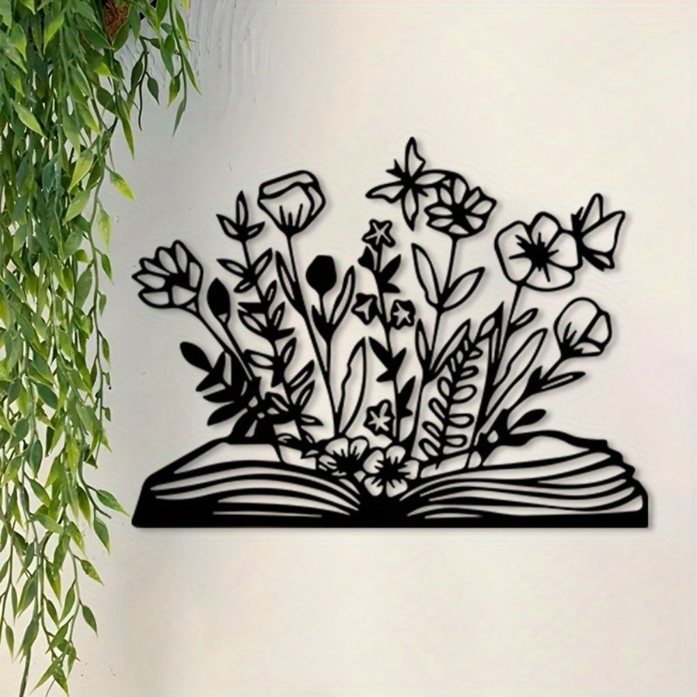 HL Metal Wall Art Reading Them - Home Office With Library recension och pris
