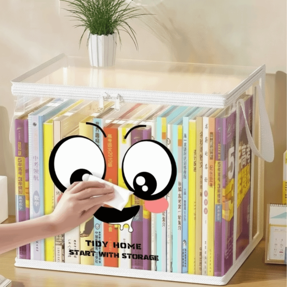 Large Square Book Storage Bag  - Home Office Bagas recension och pris