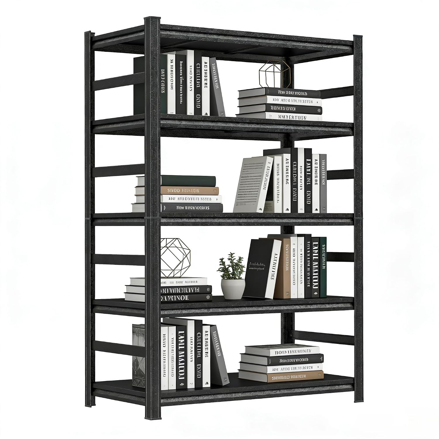 5-Tier Metal Bookshelf Tall St - Home Office 365 recension och pris