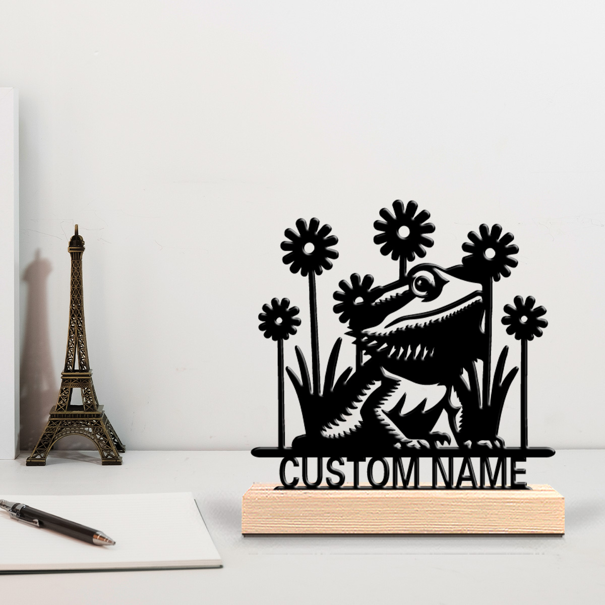 1pc Bearded Dragon Custom Lett - Home Office Desk recension och pris