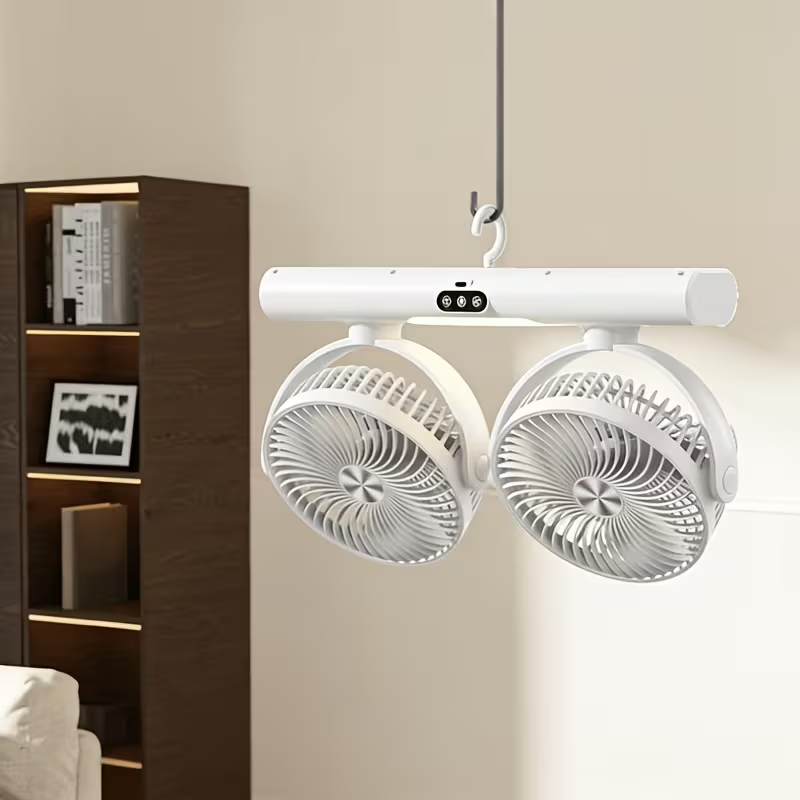 Dual-Head Circulation Fan Mode - Home Office Gadgets recension och pris
