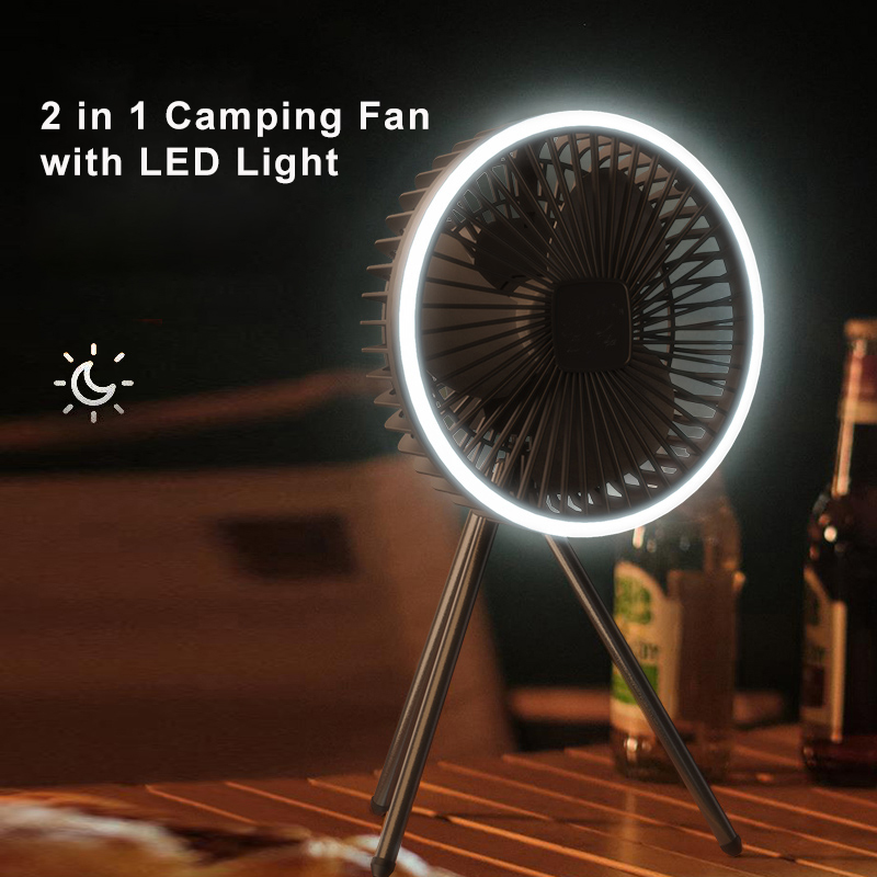 Portable Camping Fan 10000mAh  - Home Office Gadgets recension och pris