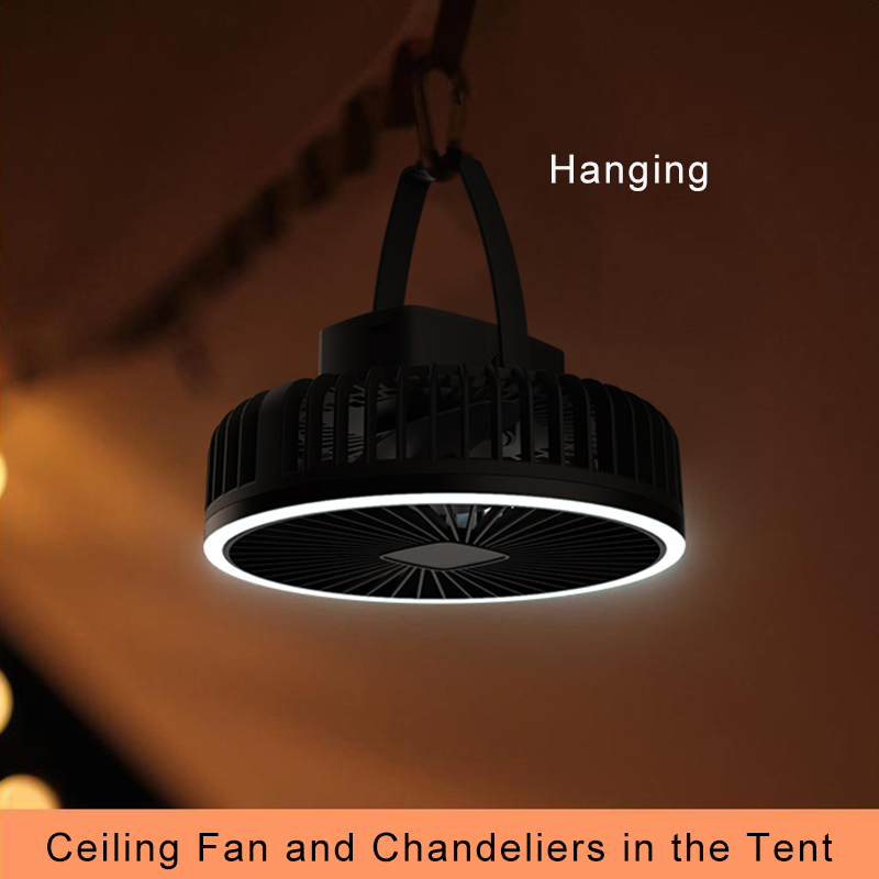 Portable Camping Fan 10000mAh  - Home Office Gadgets recension och pris
