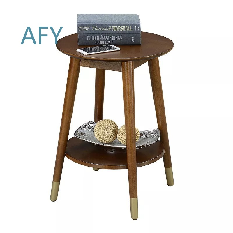 Wooden Side Table with Bottom  - Home Office Of Ikea recension och pris