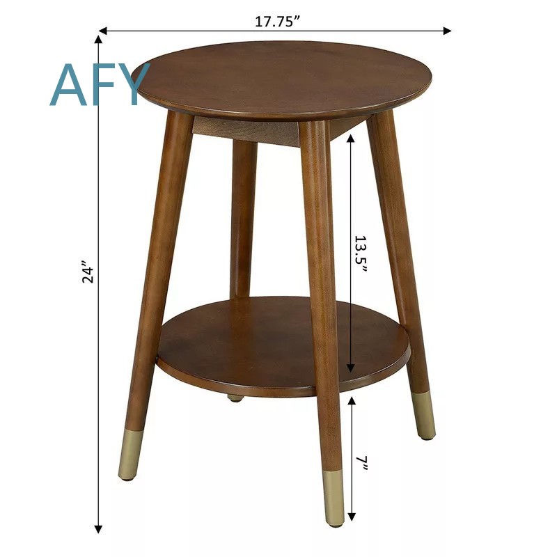 Wooden Side Table with Bottom  - Home Office Of Ikea recension och pris