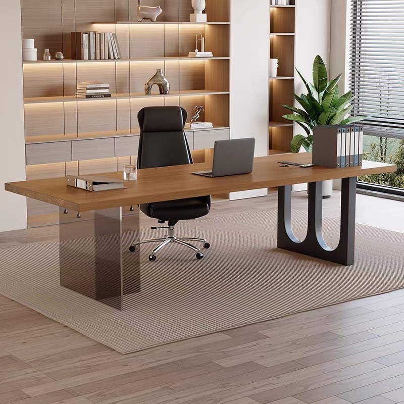 Italian Acrylic Floating Woode - Home Office Desk recension och pris