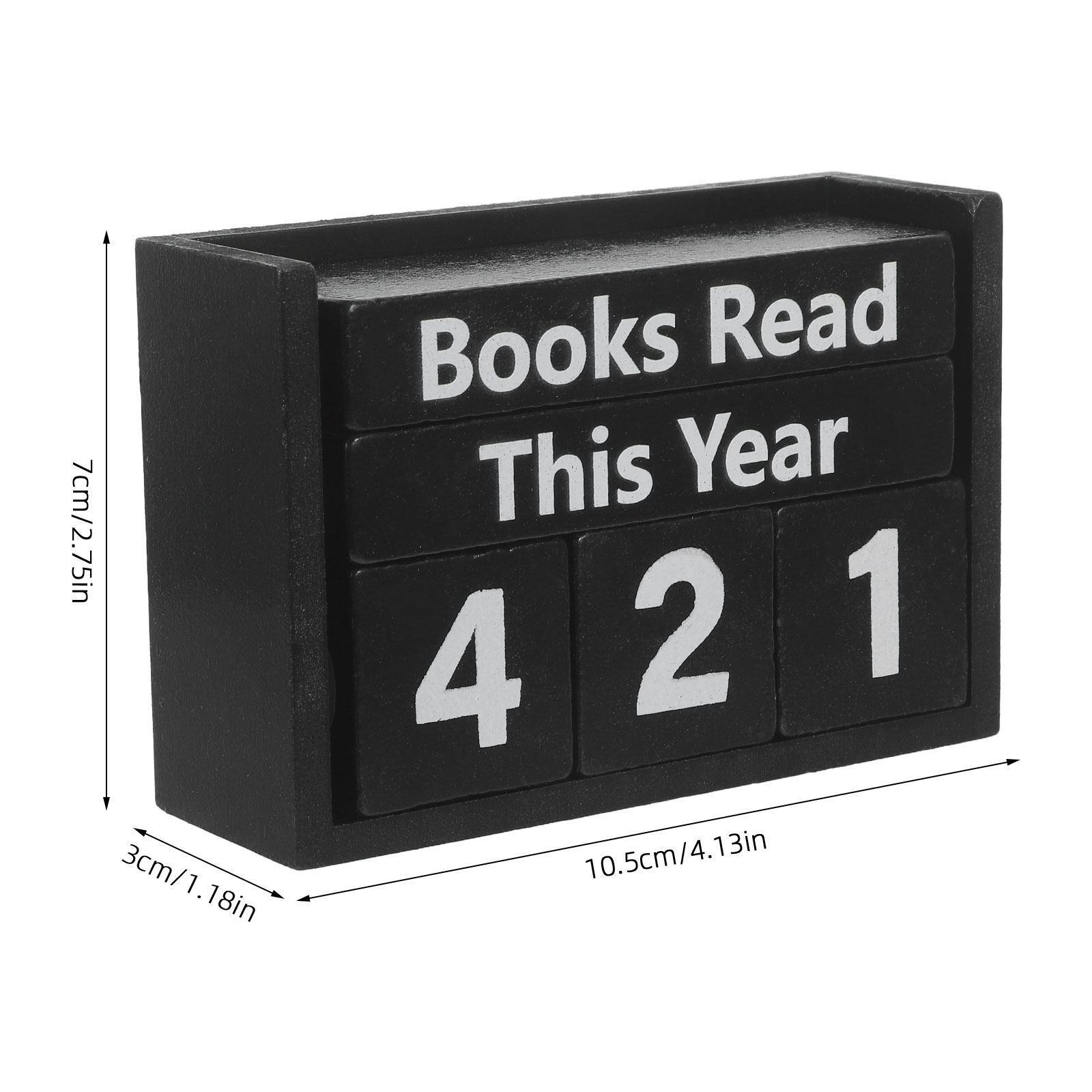 1Set Annual Wooden Book Read C - Home Office With Library recension och pris