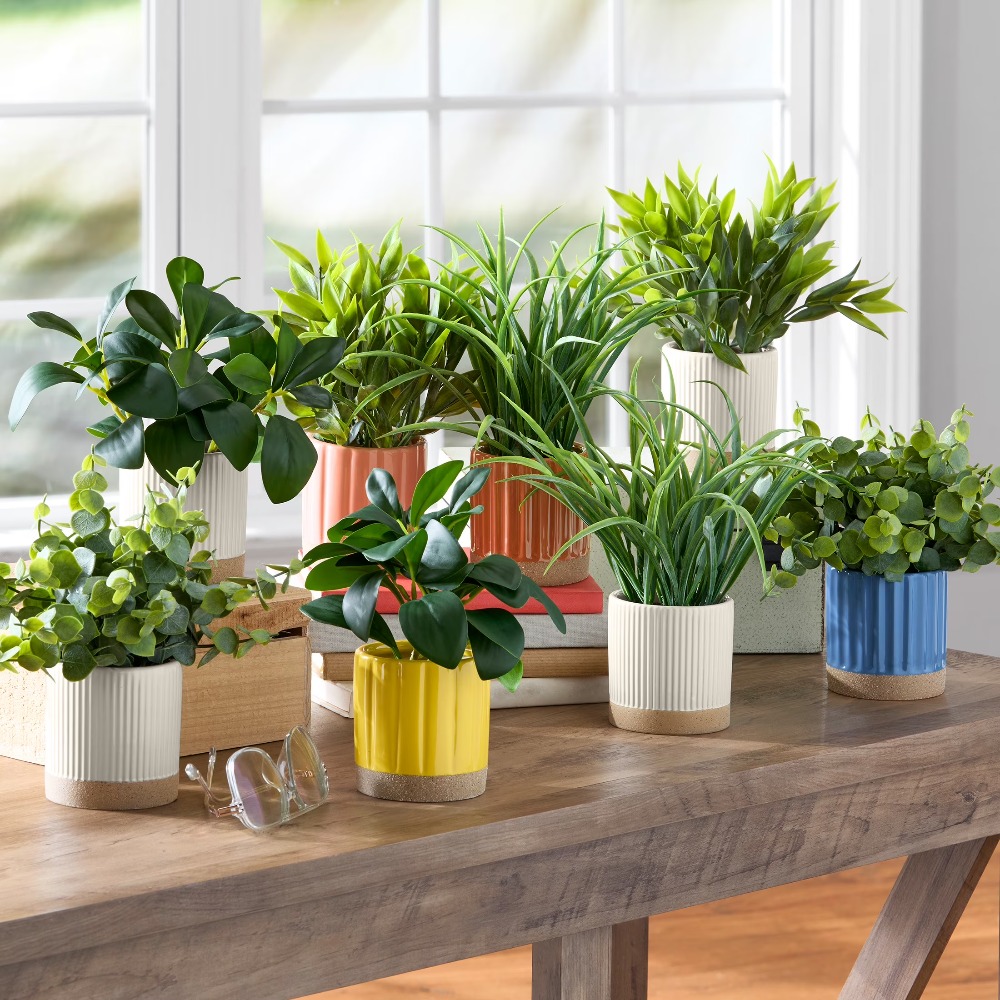 Artificial Eucalyptus Silk Pla - Home Office For Two recension och pris