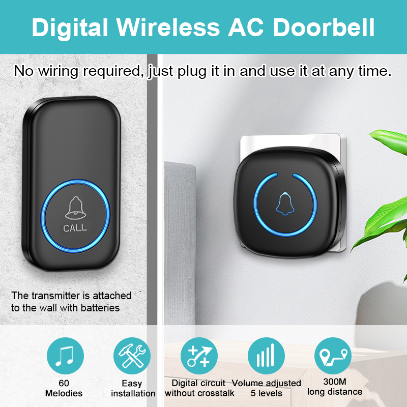 EZHEN Smart Wireless Doorbell  - Home Office Call Center recension och pris