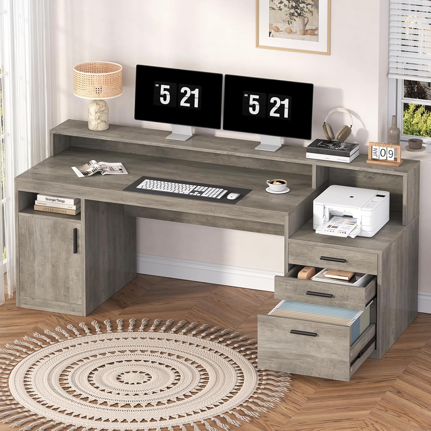 Executive Computer Desk with 3 - Home Office 365 recension och pris