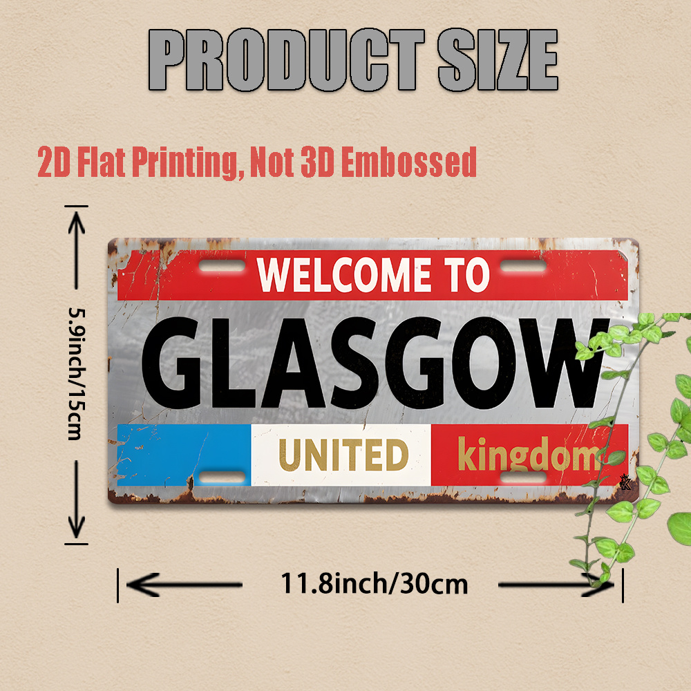 Tin Sign - Vintage Durable Met - Home Office United Kingdom recension och pris