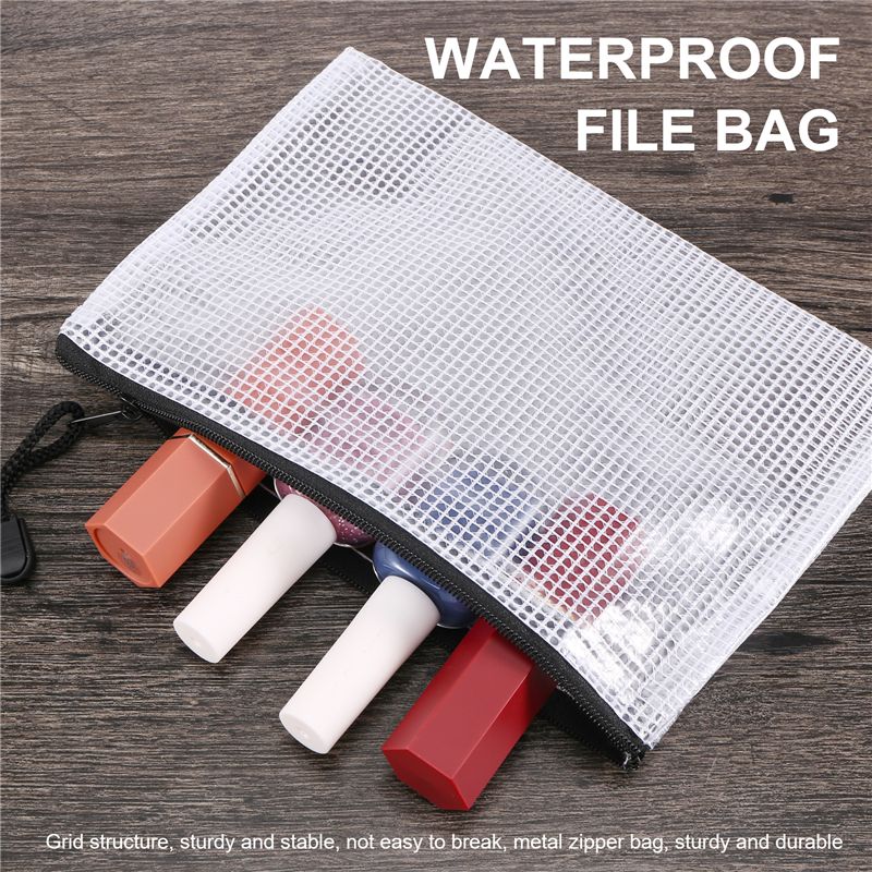 Leading-18Pcs Mesh Zipper Pouc - Home Office Bagas recension och pris
