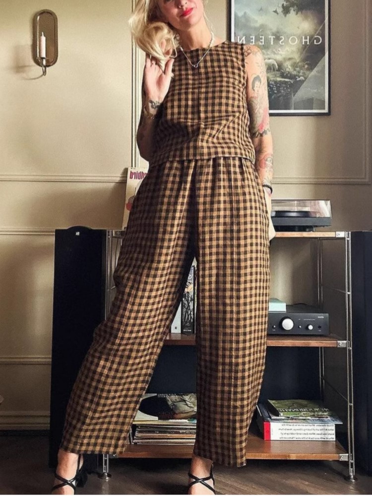 Fashion Women's Pants Set Vint - Home Office For Two recension och pris