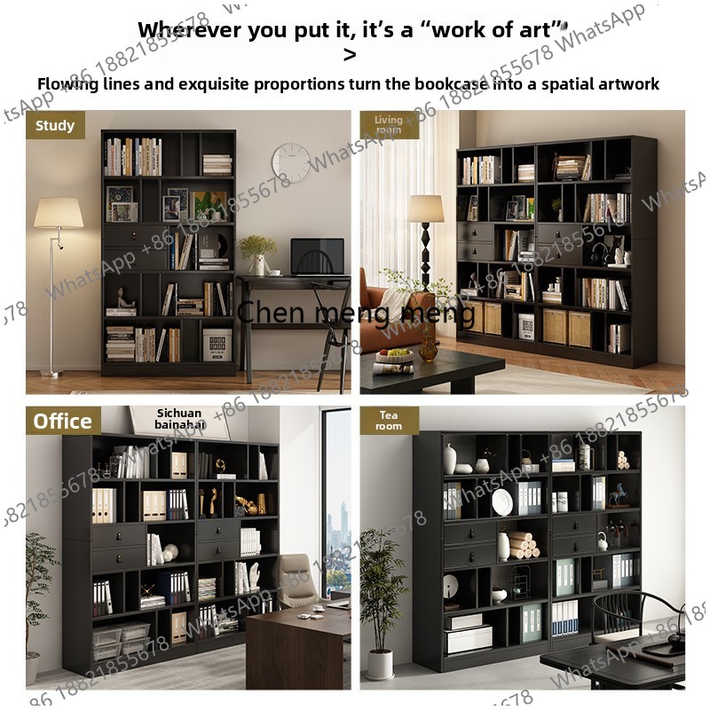 Book Shelf Wall and Bookcase 6 - Home Office With Library recension och pris