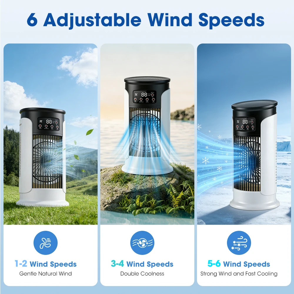 3 In 1 Household Fan Air Condi - Home Office Gadgets recension och pris
