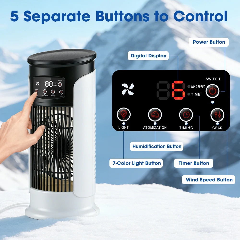 3 In 1 Household Fan Air Condi - Home Office Gadgets recension och pris