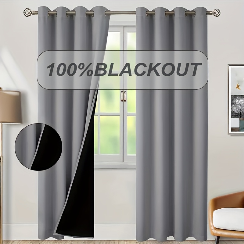 1pc 100% Blackout Curtain with - Home Office Rate recension och pris