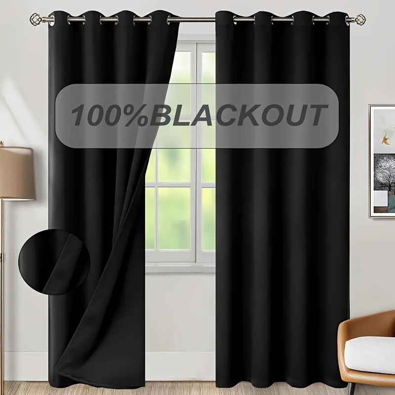 1pc 100% Blackout Curtain with - Home Office Rate recension och pris