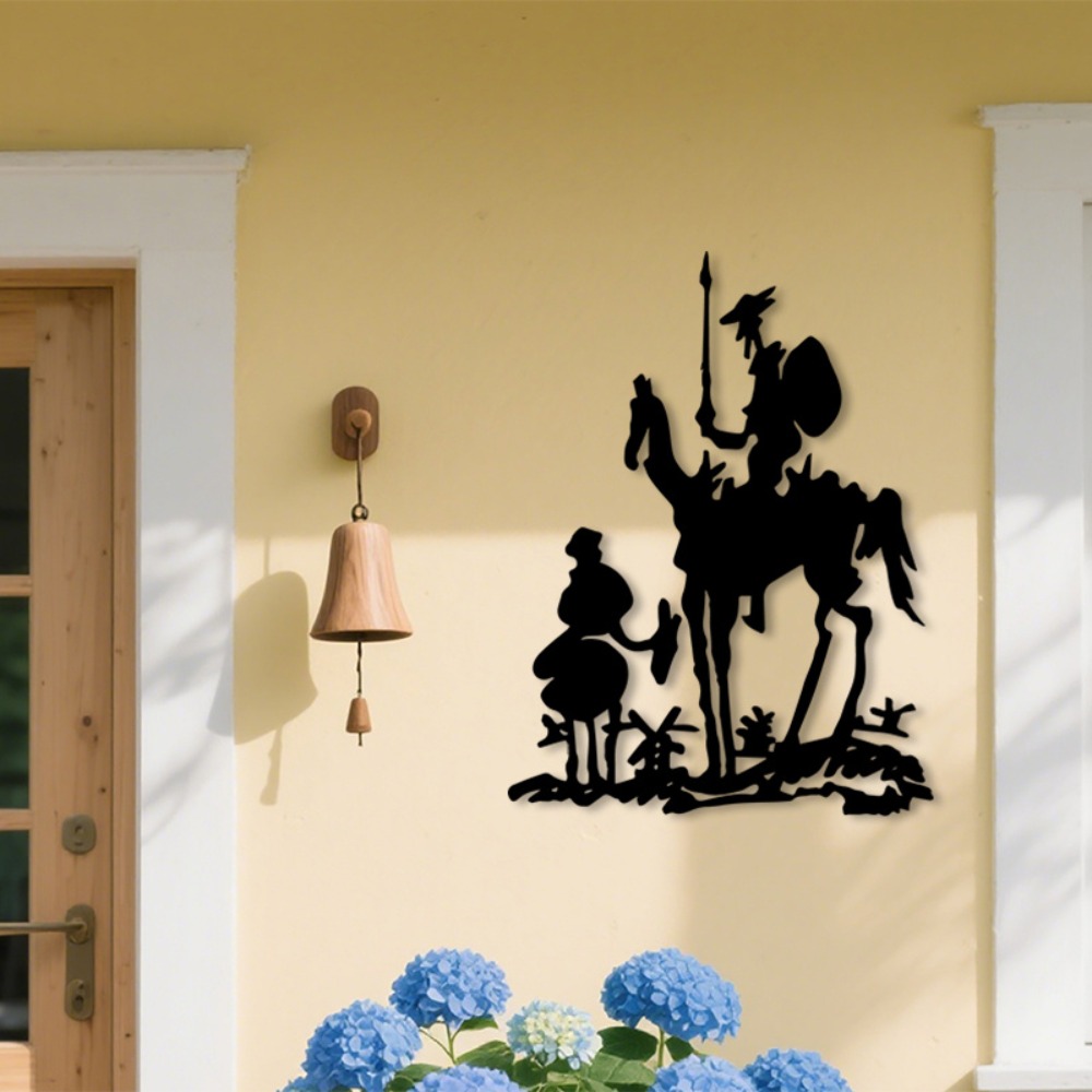 CIFBUY Metal Wall Art Iron Scu - Home Office With Library recension och pris